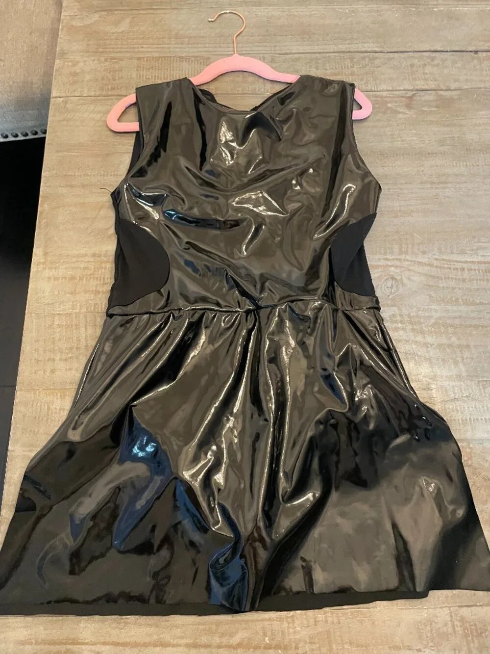 🖤 Stunning Black Faux Leather Dance Costume 🖤